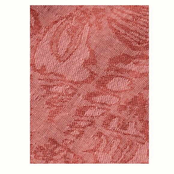 Scotch And Soda High Waisted Faye Shell Pink Pant Straight Leg Belt Loops Floral - Picture 3 of 3